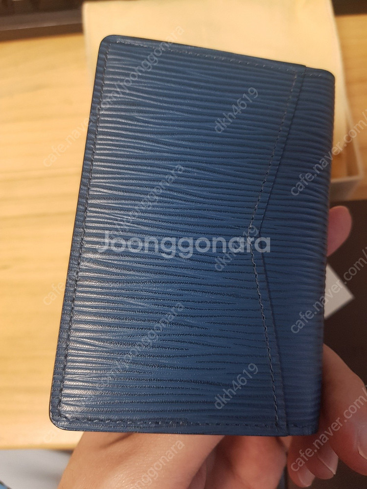루이비통 매장 정품 에삐 블루 포켓오거나이저 단종품. ...--1