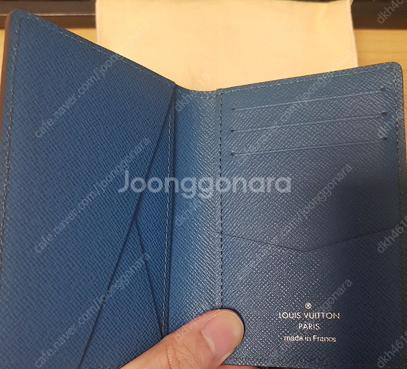 루이비통 매장 정품 에삐 블루 포켓오거나이저 단종품. ...--2