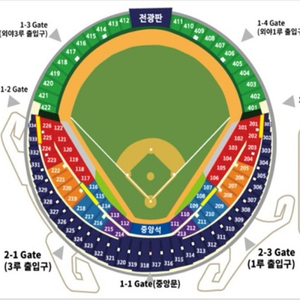 9월10일 LG트윈스 vs 키움 히어로즈 1루 오렌지석 2연석