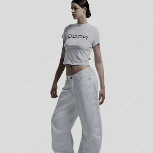 오도어(odor) Noir white pants (1 size)(미개봉)