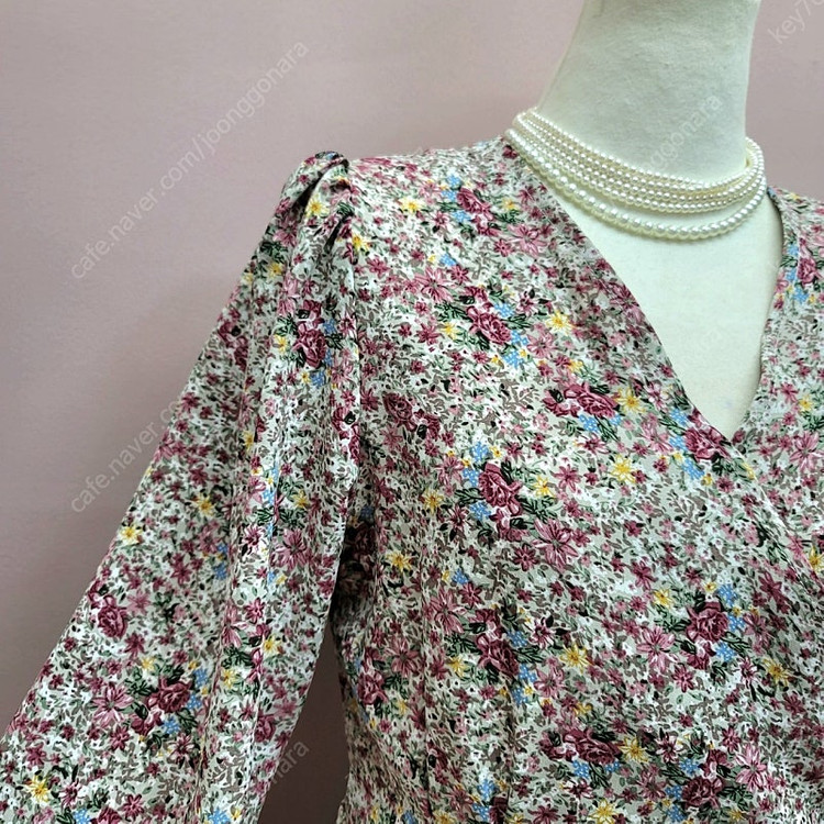 잔꽃 퍼프 랩 롱원피스 15000--3