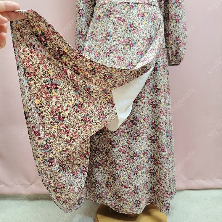 잔꽃 퍼프 랩 롱원피스 15000--5