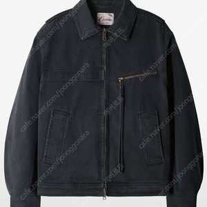 WASHED DETROIT JACKET (CHARCOAL)