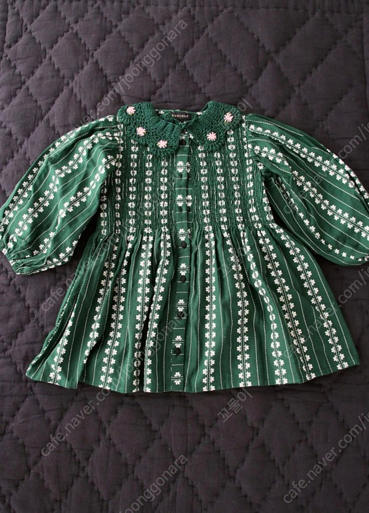 봉주르 초록튜닉 4y--0