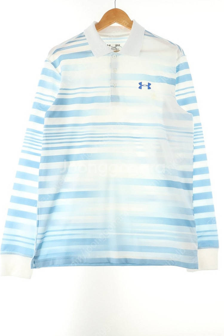 (L-XL) 언더아머 카라 긴팔티셔츠 작은오염 기능성 ...--0