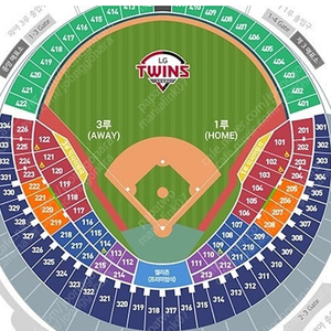 오늘 10일 잠실야구장 1루 네이비 3연석