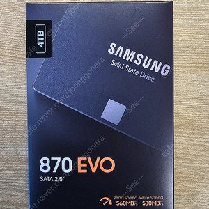 삼성 870evo 4tb sata ssd