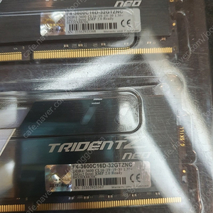 지스킬 DDR4 PC4-3600 CL16 TRIDENT Z NEO C 16g 2개