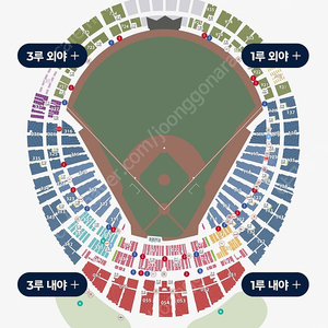 9/17 화요일 엘지 트윈스 vs 롯데 자이언츠 부산 사직야구장 1루 내야상단석 2연석/내야필드석 2연석