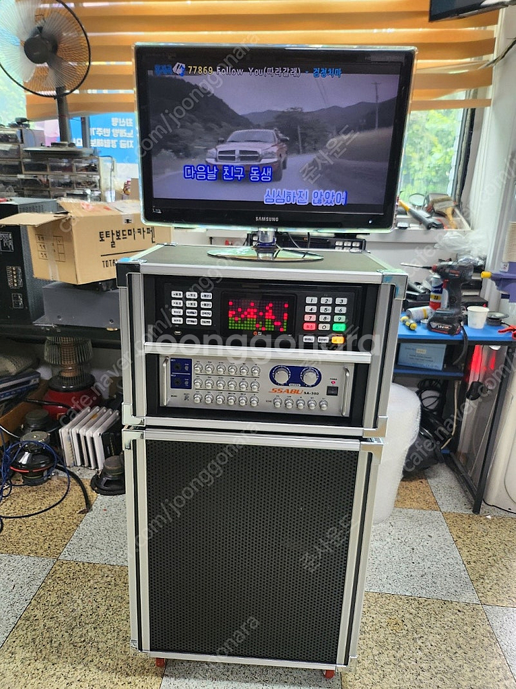 추석선물) 이동식 노래방기계 세트 판매합니다.[24년 ...--0