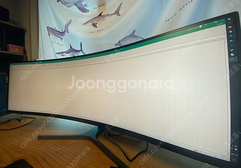 삼성 울트라와이드 모니터 CRG90 C49RG90--1