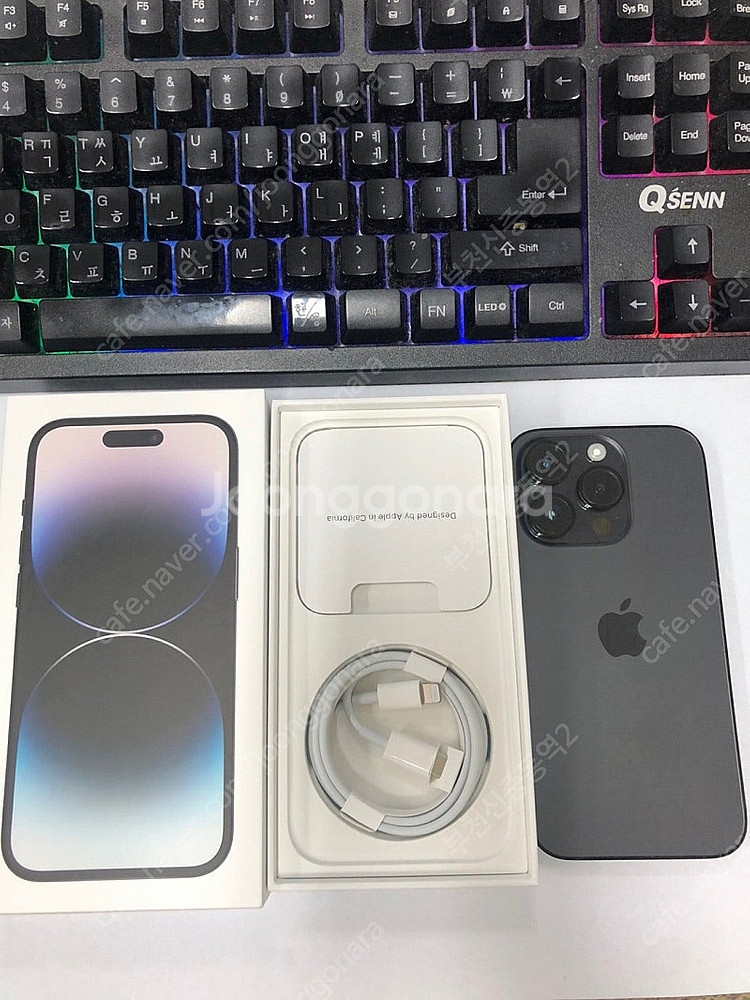 182858 아이폰14프로 블랙 SSS급 256GB 무...--1