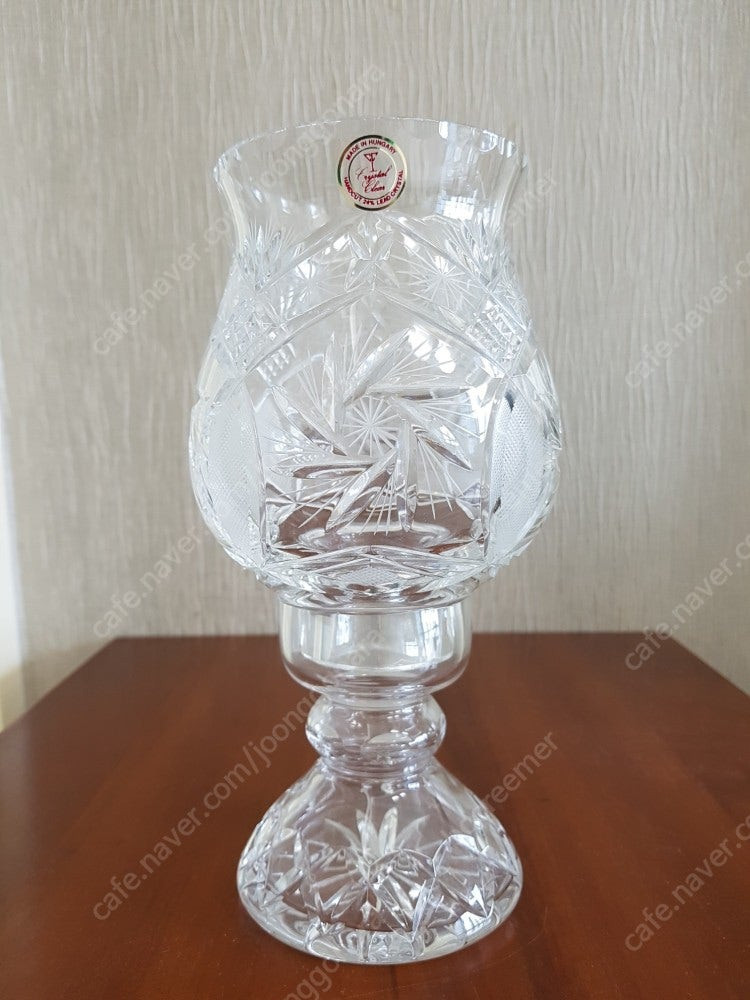 엘리자베스 허리케인 크리스탈 램프 촛대 택포--1