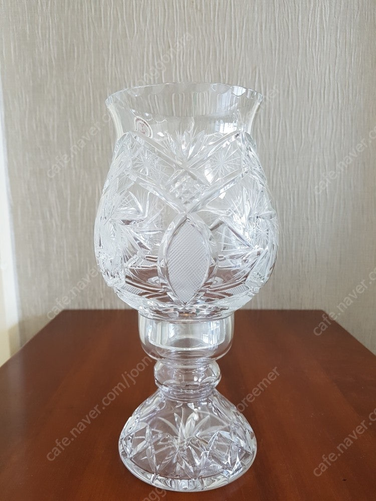 엘리자베스 허리케인 크리스탈 램프 촛대 택포--2