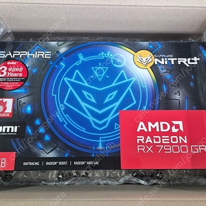 SAPPHIRE 라데온 RX 7900 GRE NITRO+ D6 16GB 팝니다(게임2종포함)