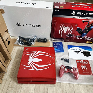 추가인하)중고 sony PS4 PRO 플스4 프로 스파이더맨 리오레우스 리미티드 에디션 제트블랙 3대 (7117B)