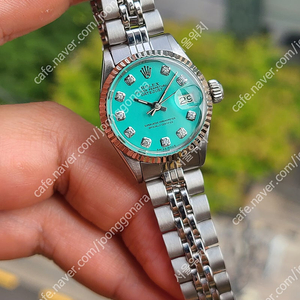 [정품] 롤렉스 여성용 데이저스트 티파니 10p 다이아몬드 (Rolex Datejust Tiffany Blue 10 Points Diamond Women's)