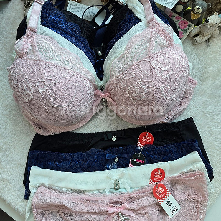 여성브라팬티세트 75C 4세트 묶음 판매 무료배송 여성...--6
