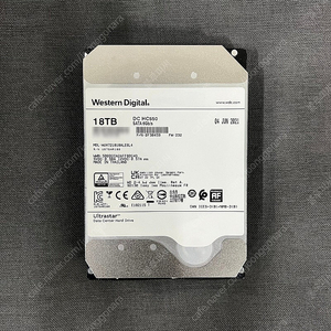 [판매] Western Digital WD Ultrastar DC HC550 7200/512M (WUH721818ALE6L4, 18TB)