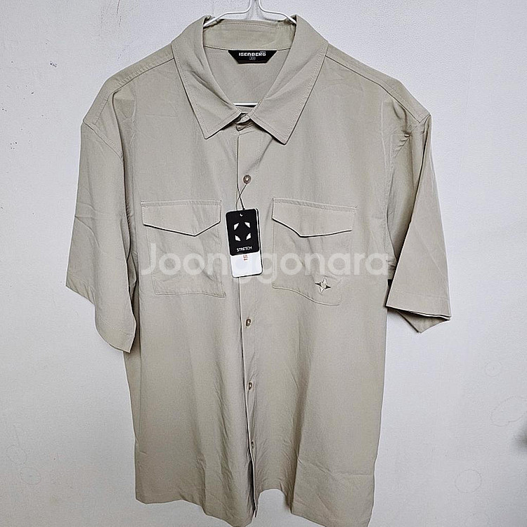 깨끗 새상품 네파 남성 반팔셔츠105XL--0