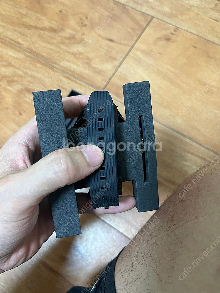 애플워치 45mm 일체형 메탈 블랙 스트랩 러버밴드--3