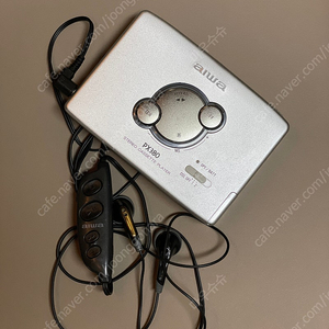 아이와 aiwa 워크맨 PX380 리모컨 이어폰 풀세트