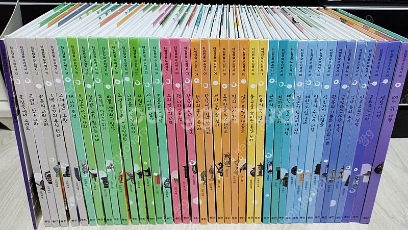 [웅진북클럽] 타임캡슐 우리역사 전집 본책 40권 별책...--0