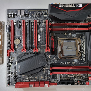 E5-2666V3 + ASUS RAMPAGE V EXTREME 팝니다. (소켓2011-V3 / X99 칩셋)