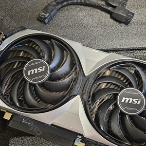 MSI RTX 4070 SUPER 벤투스 12GB 그래픽카드 풀박스