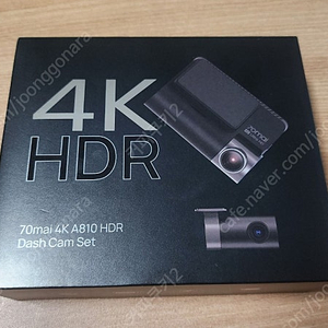 70mai A810 2채널 4K 블랙박스 글로벌 새제품