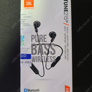 JBL T215BT 블루투스 이어폰 미개봉 새제품