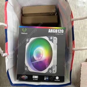 vetroo argb120fan 8개 팬허브 팝니다