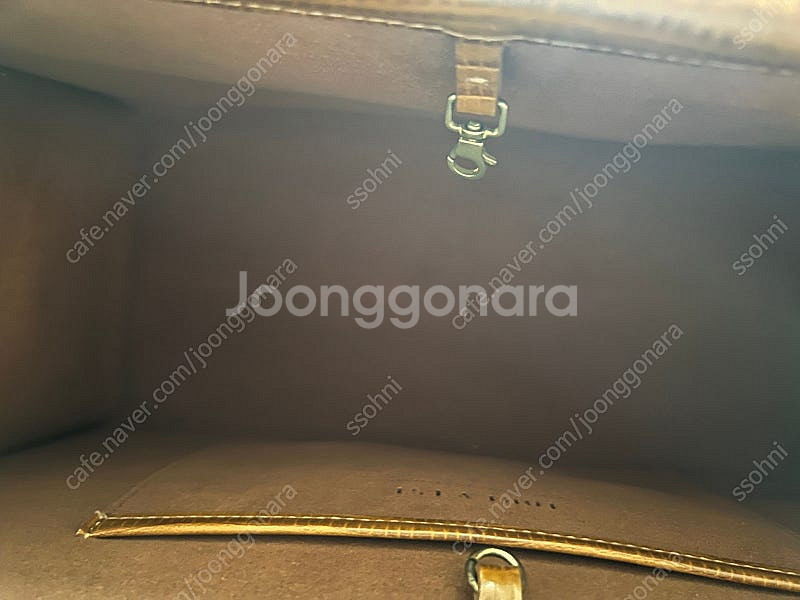 뚜띠에 tout y est 가방 파라렐백 리자드 브라운...--1