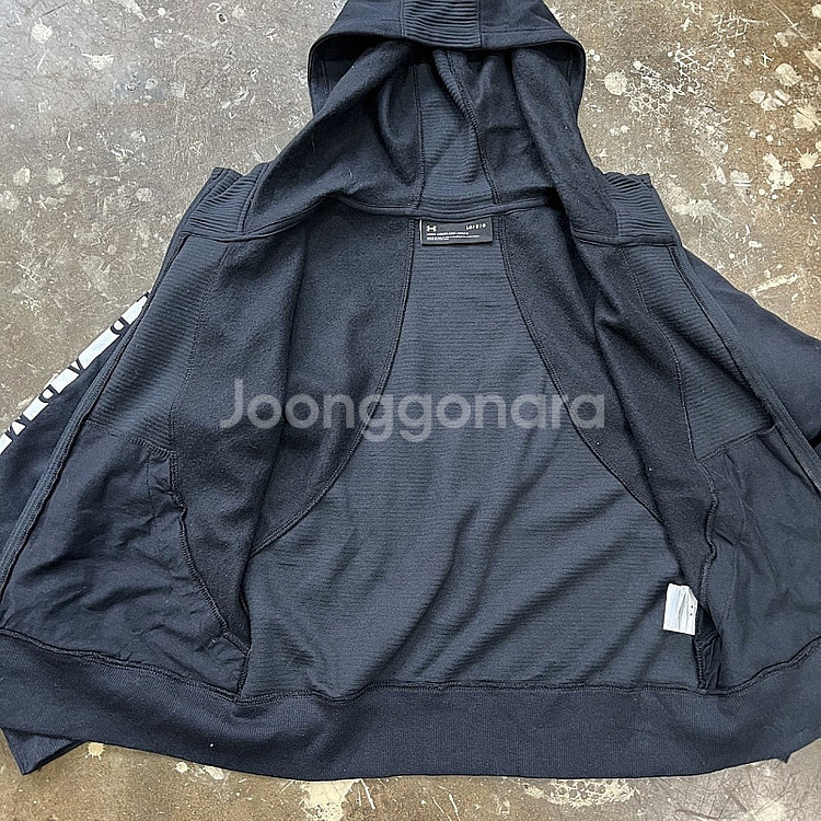 L) 언더아머 후드집업 자켓 운동복 여성 트레이닝복 상의--5