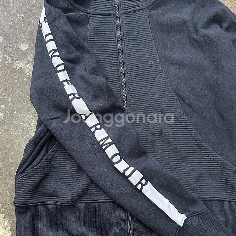 L) 언더아머 후드집업 자켓 운동복 여성 트레이닝복 상의--7