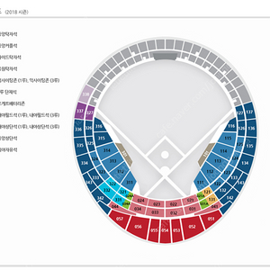 9/17, 9/18, 9/19 롯데 자이언츠 vs 엘지 트윈스 1루 내야상단 2연석, 3연석