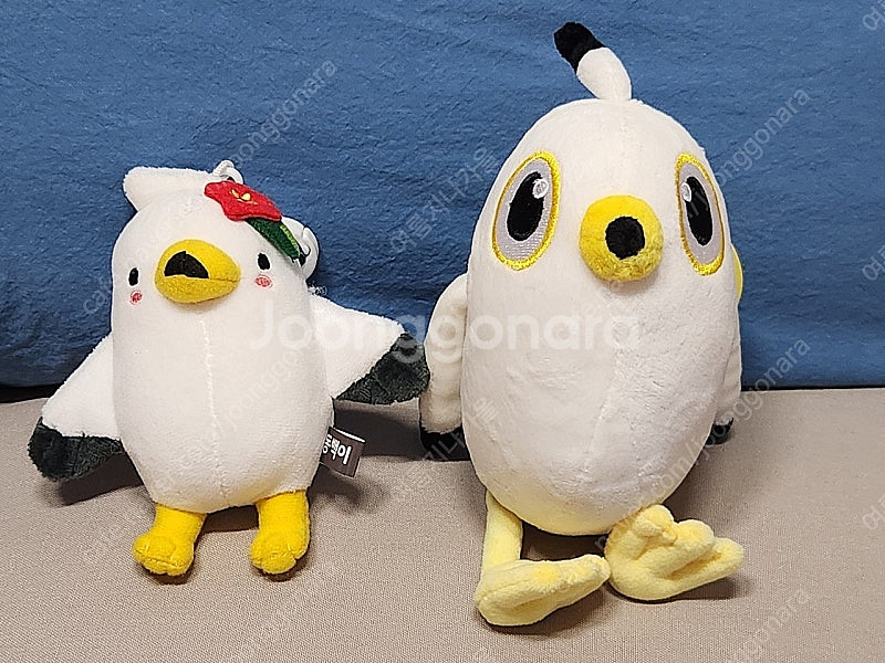 [일괄판매] 동물인형키링 부산갈매기 런즈인형&통영동백이--0