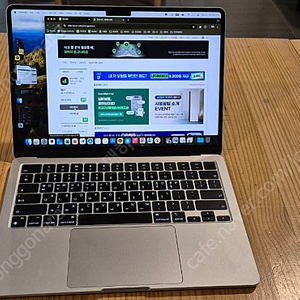 (대전, 직거래) MacBook Air 13 (M3), 10코어, 메모리 24GB, SSD 1TB