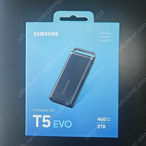 [미개봉] 삼성 SSD 외장하드 T5 EVO 2tb(택포)