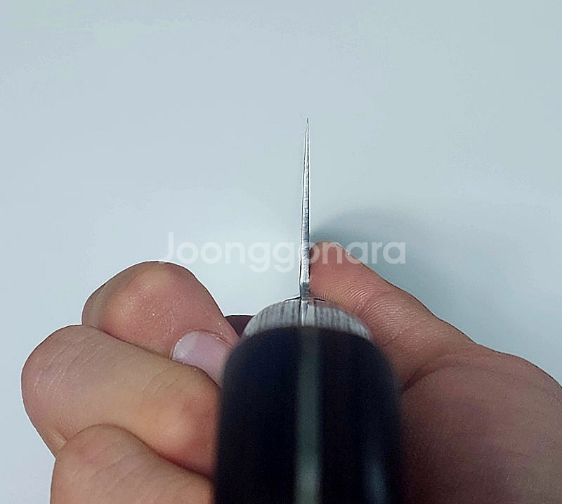 교토히비키텐 타마하가네 다마스커스 셰프나이프 270mm--7