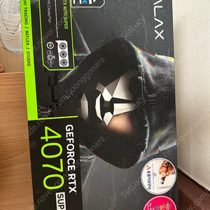 갤럭시 rtx4070 super 블랙 미개봉 팝니다