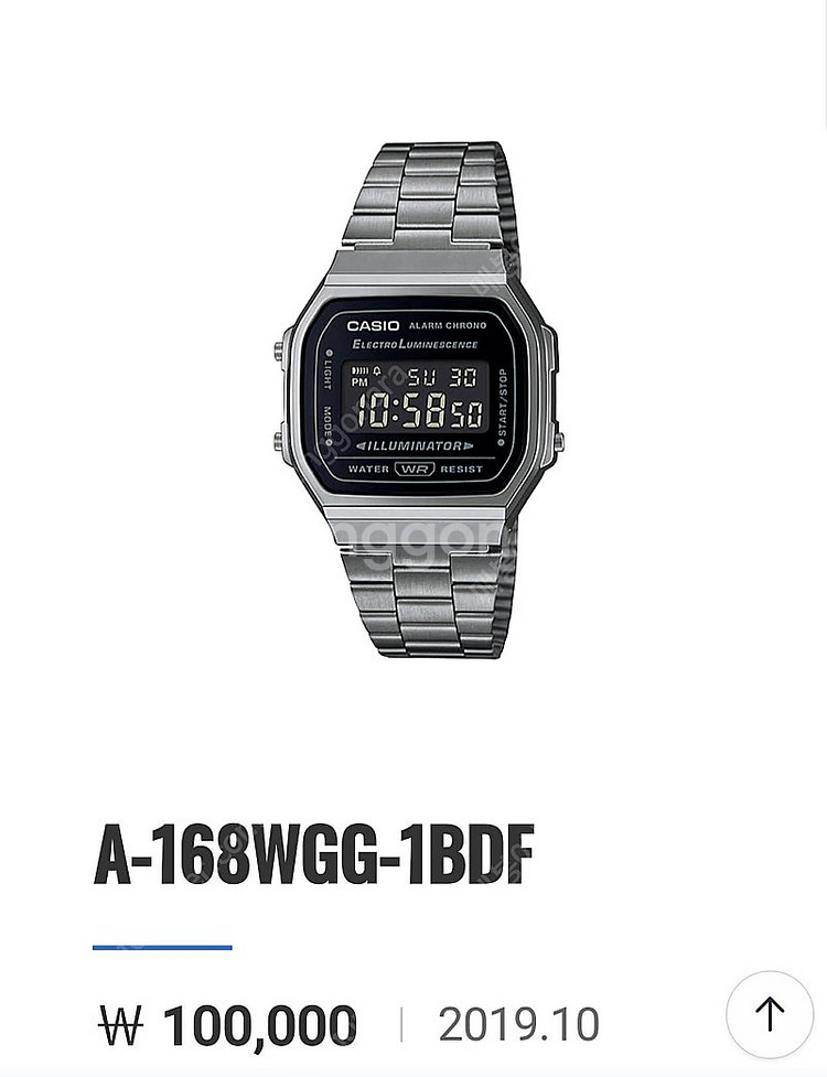 새제품 카시오 A168WGG 손석희 시계--3