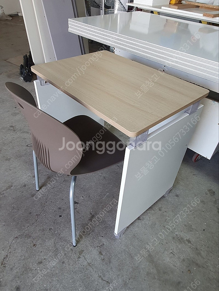 모서리라운드 고급상판책상 W700xD500 (재고 10...--4