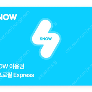 스노우 AI 프로필 Express 이용권