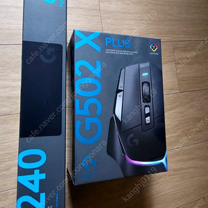 로지텍 정품 G502X PLUS 무선 마우스+ 마우스패드 G240 미개봉