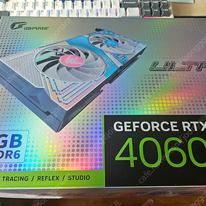 [미사용]COLORFUL iGame 지포스 RTX 4060 Ti ULTRA DUO OC D6 8GB White