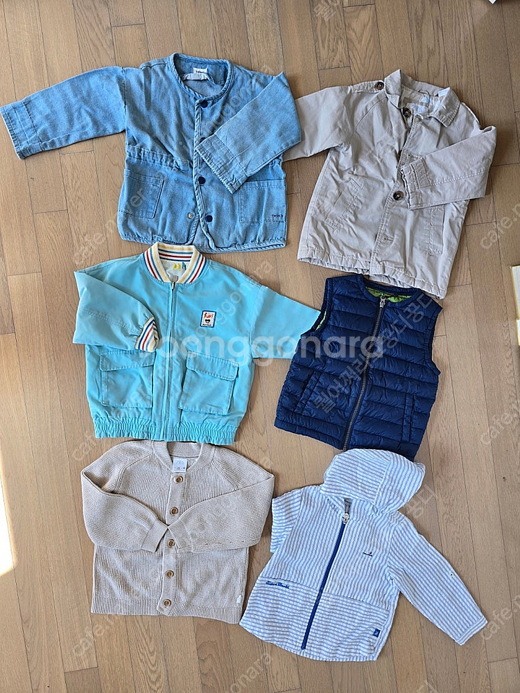 남아 110 사이즈 가을 간절기 아우터 6벌 일괄 택포--0