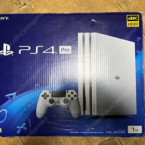 PS4프로 1테라 화이트 팝니다 (SSD 1TB)