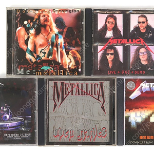 Metallica 메탈리카 CD 5개 일괄