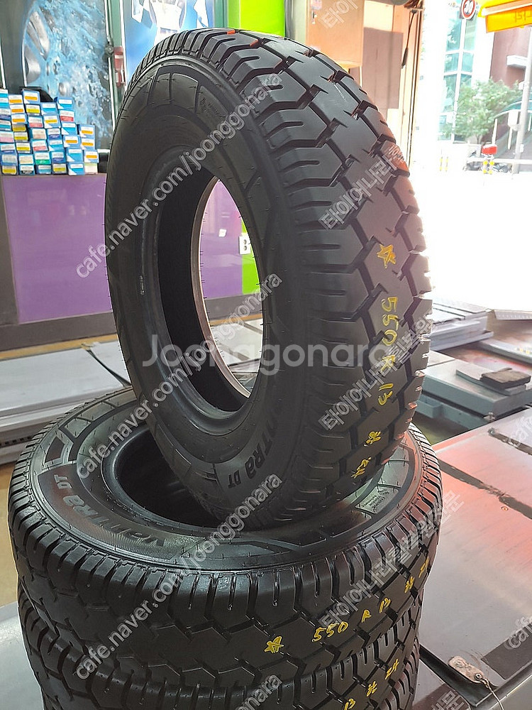 [판매] 5.50R13 한국24년식임판급중고타이어 4짝...--2